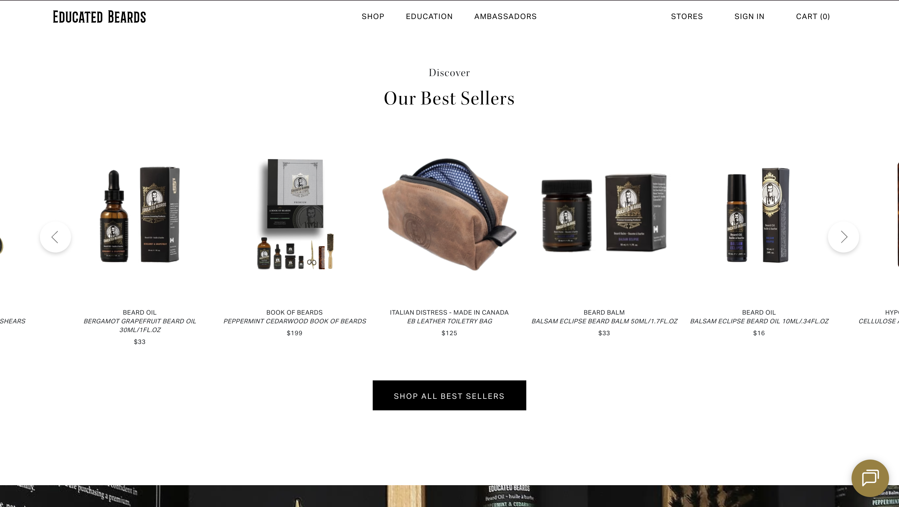 Educated Beard — Grooming E-Commerce